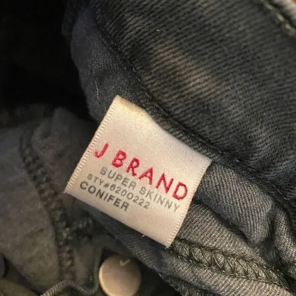 J Brand • green skinny jeans - Picture 3 of 5